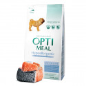 Optimeal Hypoallergenic Medium breed 12kg - Pilnvērtīga sausā barība vidējo šķirņu suņiem ar laša fileju
