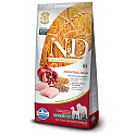 Farmina Natural & Delicious LG Chicken & Pomegranate Senior Medium & Maxi Dog - 12 kg  barība ar zemu graudu saturu, vistas gaļa un granātābols, vidējo un lielo šķirņu suņiem vecākiem par 7 gadiem.