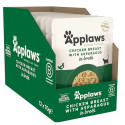 APPLAWS Cat Chiken Breast With Asparagus - 24gab. x 70g pieaugušiem kaķiem, Vistas krūtiņa ar sparģeļiem
