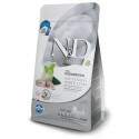 Farmina N&D Dog Adult Mini Grain Free Soft & Shiny White Coat - 10kg bez graudaugiem, suņiem ar baltu kažokādu jūras asaris, spirulīna un fenhelis