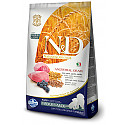 Farmina Natural & Delicious LG Lamb & Blueberry Puppy Medium & Maxi Dog - 12 kg  barība ar zemu graudu saturu, jēra gaļa un mellenes, vidējo un lielo šķirņu kucēņiem.