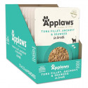 APPLAWS Cat Tuna Fillet With Anchovy & Seaweed - 24gab. x 70g  pieaugušiem kaķiem ar tunča fileju un anšoviem