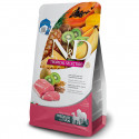 Farmina N&D Dog Adult Medium & Maxi Pork & Spelt & Tropical - 10kg sausā barība ar zemu graudu saturu vidēja un liela izmēra pieaugušiem suņiem. Cūkgaļa, auzas, speltas kvieši un tropiskie augļi.