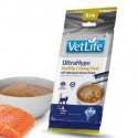 VET LIFE CAT CREAMY ULTRAHYPO SALMON -15g x 4gab.(60g) - krēmveida kārumi kaķiem ar paaugstinātu jutību pret barību ar hidrolizētu laša proteīnu.