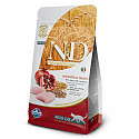 Farmina N&D Low GRAIN  Chicken & Pomegranate - 10 kg  vistas gaļa 40% un granātābols, barība ar zemu graudu saturu